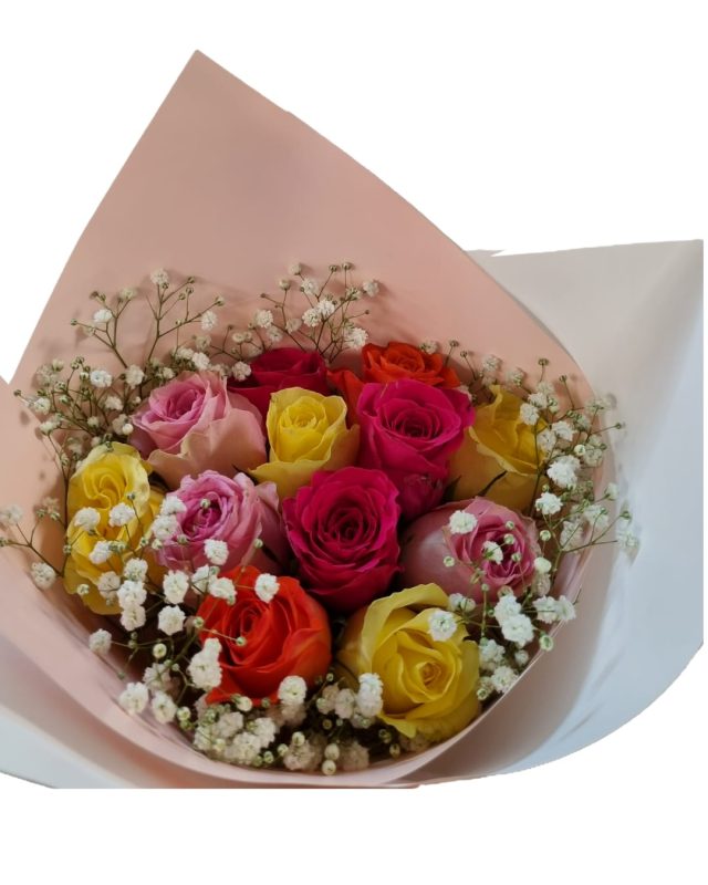 MIXED ROSE BUNCH - Izimbali Florist